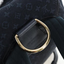 LOUIS VUITTON Monogram Mini Montsouris GM Backpack TST Blue M92455 Auth 198542V-9