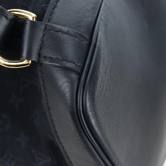 LOUIS VUITTON Monogram Mini Montsouris GM Backpack TST Blue M92455 Auth 198542V