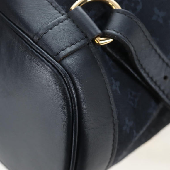 LOUIS VUITTON Monogram Mini Montsouris GM Backpack TST Blue M92455 Auth 198542V