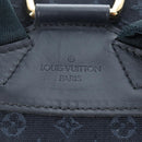 LOUIS VUITTON Monogram Mini Montsouris GM Backpack TST Blue M92455 Auth 198542V-20