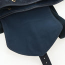 LOUIS VUITTON Monogram Mini Montsouris GM Backpack TST Blue M92455 Auth 198542V-25