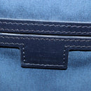 LOUIS VUITTON Monogram Mini Montsouris GM Backpack TST Blue M92455 Auth 198542V-26