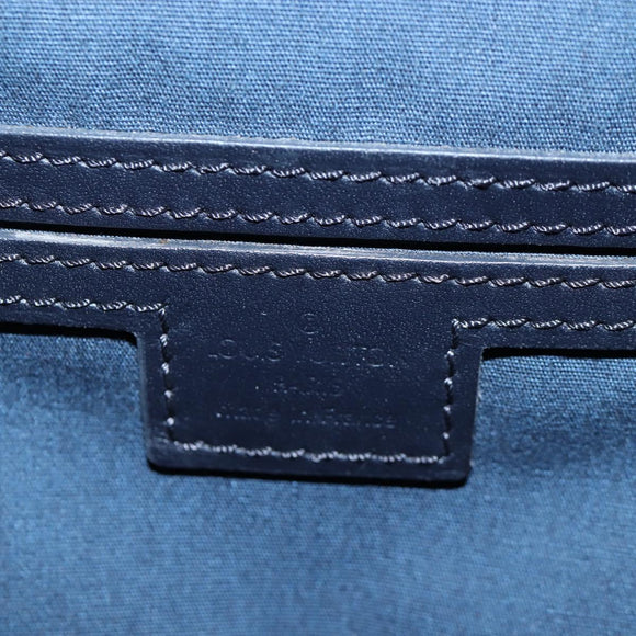 LOUIS VUITTON Monogram Mini Montsouris GM Backpack TST Blue M92455 Auth 198542V