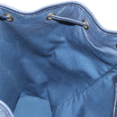 LOUIS VUITTON Monogram Mini Montsouris GM Backpack TST Blue M92455 Auth 198542V-27