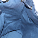 LOUIS VUITTON Monogram Mini Montsouris GM Backpack TST Blue M92455 Auth 198542V-28