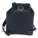 LOUIS VUITTON Monogram Mini Montsouris GM Backpack TST Blue M92455 Auth 198542V-2