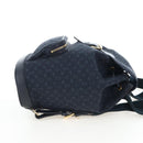 LOUIS VUITTON Monogram Mini Montsouris GM Backpack TST Blue M92455 Auth 198542V-4