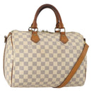 LOUIS VUITTON Damier Azur Speedy Bandouliere 30 Bag 2way N41052 LV Auth 198546-1