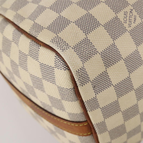 LOUIS VUITTON Damier Azur Speedy Bandouliere 30 Bag 2way N41052 LV Auth 198546