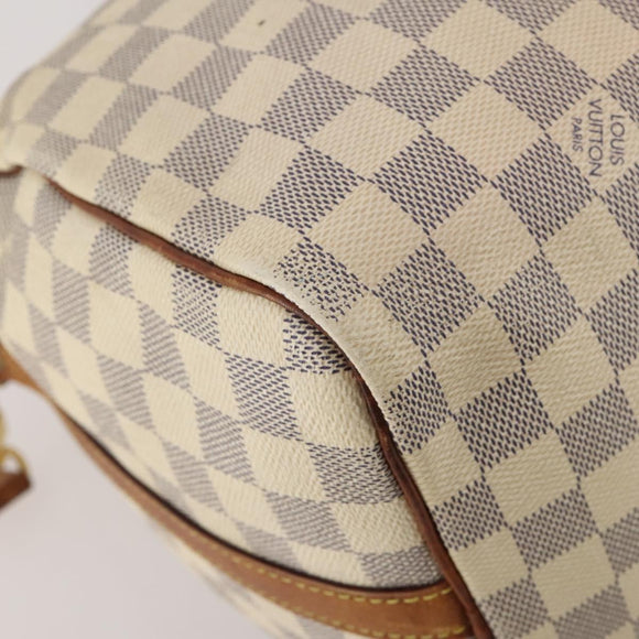 LOUIS VUITTON Damier Azur Speedy Bandouliere 30 Bag 2way N41052 LV Auth 198546