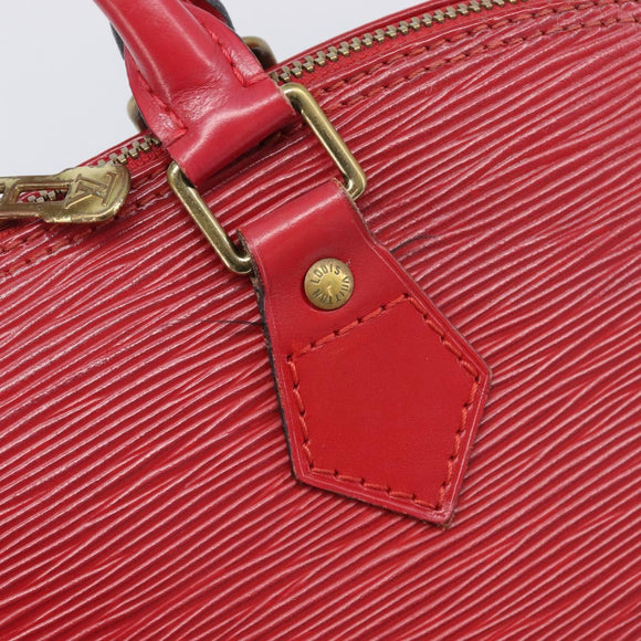 LOUIS VUITTON Epi Alma Hand Bag Castilian Red M52147 LV Auth 198548