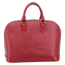 LOUIS VUITTON Epi Alma Hand Bag Castilian Red M52147 LV Auth 198548-13