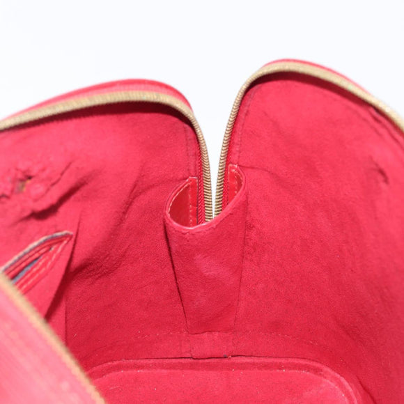 LOUIS VUITTON Epi Alma Hand Bag Castilian Red M52147 LV Auth 198548