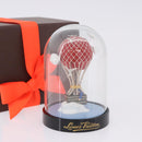 LOUIS VUITTON Balloon Snow Globe Glass VIP Only Clear Red LV Auth 198549A-10