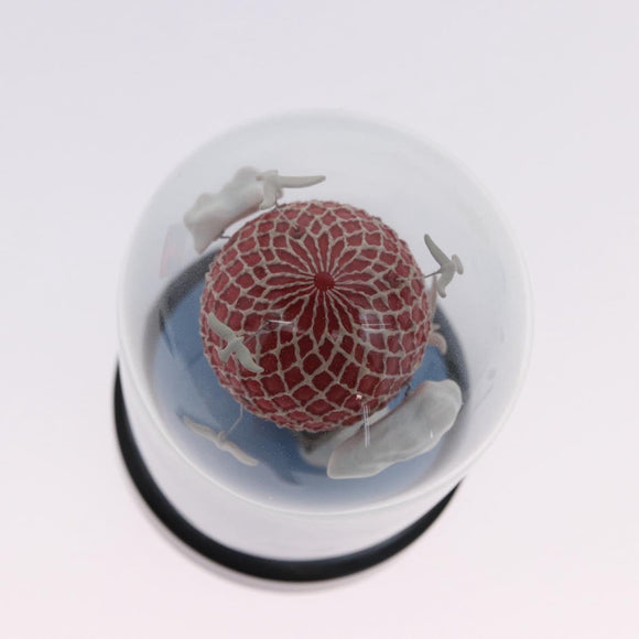 LOUIS VUITTON Balloon Snow Globe Glass VIP Only Clear Red LV Auth 198549A