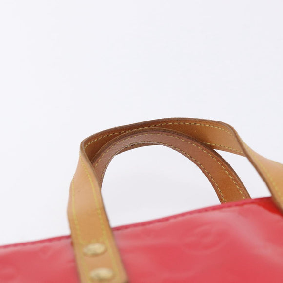 LOUIS VUITTON Monogram Vernis Reade PM Hand Bag Fuchsia Pink M91221 Auth 198550A