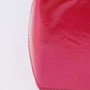 LOUIS VUITTON Monogram Vernis Reade PM Hand Bag Fuchsia Pink M91221 Auth 198550A-8