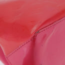 LOUIS VUITTON Monogram Vernis Reade PM Hand Bag Fuchsia Pink M91221 Auth 198550A-15