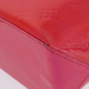 LOUIS VUITTON Monogram Vernis Reade PM Hand Bag Fuchsia Pink M91221 Auth 198550A-16