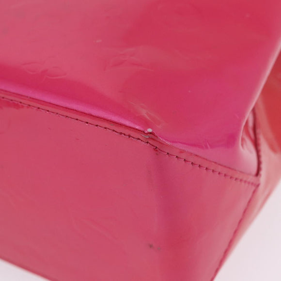 LOUIS VUITTON Monogram Vernis Reade PM Hand Bag Fuchsia Pink M91221 Auth 198550A
