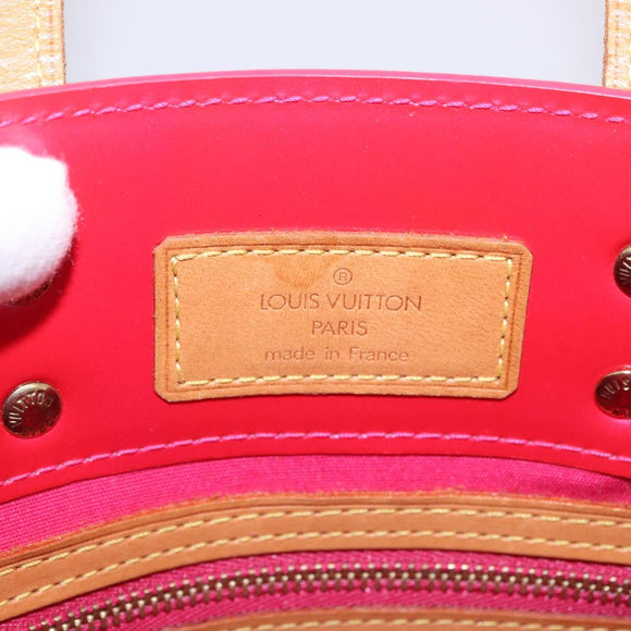 LOUIS VUITTON Monogram Vernis Reade PM Hand Bag Fuchsia Pink M91221 Auth 198550A