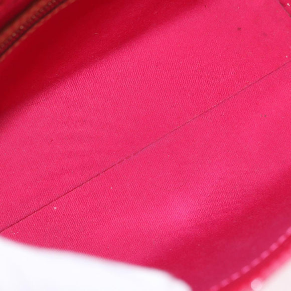 LOUIS VUITTON Monogram Vernis Reade PM Hand Bag Fuchsia Pink M91221 Auth 198550A