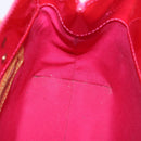 LOUIS VUITTON Monogram Vernis Reade PM Hand Bag Fuchsia Pink M91221 Auth 198550A-21