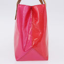 LOUIS VUITTON Monogram Vernis Reade PM Hand Bag Fuchsia Pink M91221 Auth 198550A-5