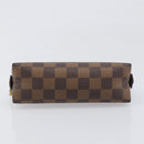 LOUIS VUITTON Damier Ebene Pochette Cosmetic PM Pouch N47516 LV Auth 198553-6