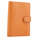 LOUIS VUITTON Epi Agenda PM Day Planner Cover Orange R2005H LV Auth 198554A-1