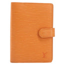 LOUIS VUITTON Epi Agenda PM Day Planner Cover Orange R2005H LV Auth 198554A-13