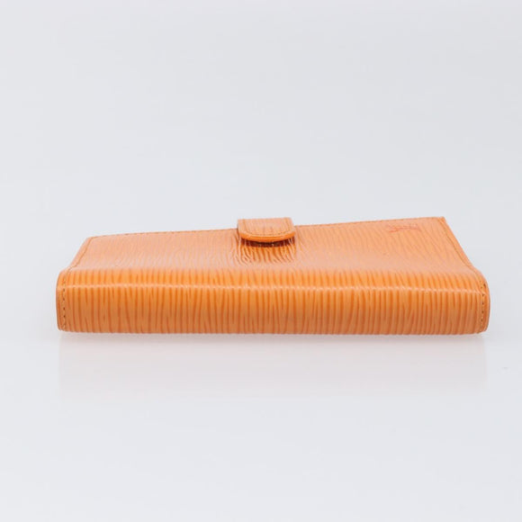 LOUIS VUITTON Epi Agenda PM Day Planner Cover Orange R2005H LV Auth 198554A