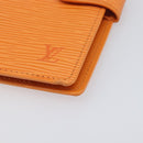 LOUIS VUITTON Epi Agenda PM Day Planner Cover Orange R2005H LV Auth 198554A-7