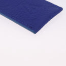 LOUIS VUITTON Monogram Emboss Pen Case Blue GI1199 LV Auth 198556M-15