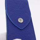 LOUIS VUITTON Monogram Emboss Pen Case Blue GI1199 LV Auth 198556M-17