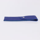 LOUIS VUITTON Monogram Emboss Pen Case Blue GI1199 LV Auth 198556M-3