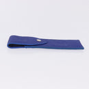 LOUIS VUITTON Monogram Emboss Pen Case Blue GI1199 LV Auth 198556M-4