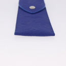 LOUIS VUITTON Monogram Emboss Pen Case Blue GI1199 LV Auth 198556M-6