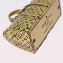 LOUIS VUITTON Monogram Keepall Motif Paperweight Metal Gold Tone LV Auth 198558A-10