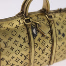 LOUIS VUITTON Monogram Keepall Motif Paperweight Metal Gold Tone LV Auth 198558A-11