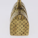 LOUIS VUITTON Monogram Keepall Motif Paperweight Metal Gold Tone LV Auth 198558A-3