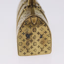 LOUIS VUITTON Monogram Keepall Motif Paperweight Metal Gold Tone LV Auth 198558A-4