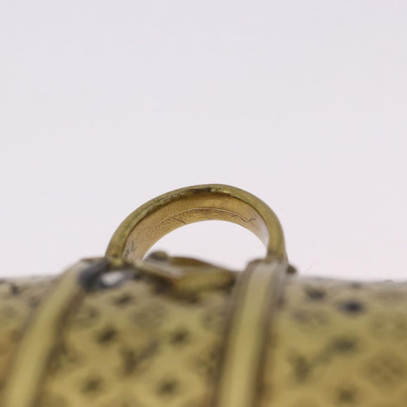 LOUIS VUITTON Monogram Keepall Motif Paperweight Metal Gold Tone LV Auth 198558A