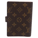 LOUIS VUITTON Monogram Trunk Agenda PM Day Planner Cover R21077 LV Auth 198560M-2