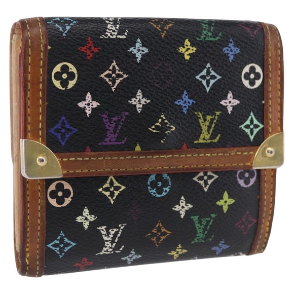 LOUIS VUITTON Multicolor Porte Monnaie Bier Cartes Crdit M92984 Auth 198561