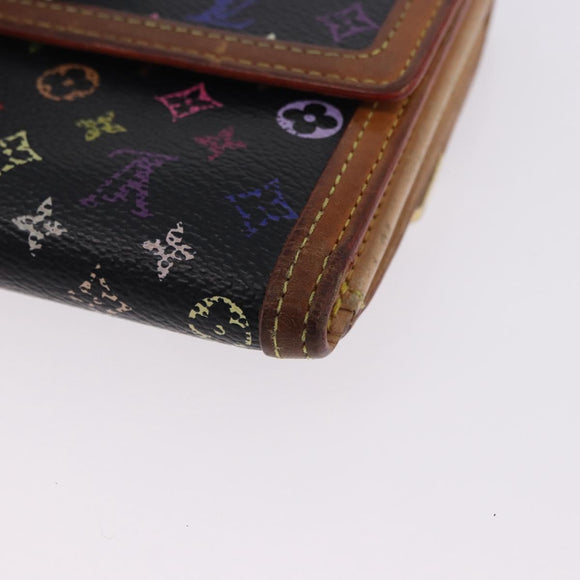LOUIS VUITTON Multicolor Porte Monnaie Bier Cartes Crdit M92984 Auth 198561