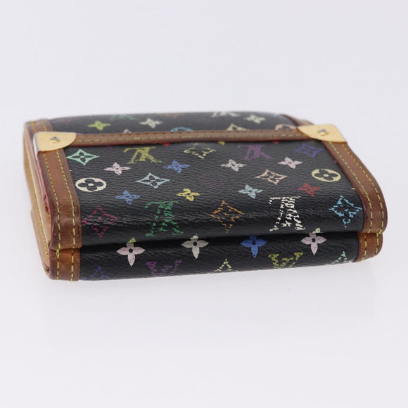 LOUIS VUITTON Multicolor Porte Monnaie Bier Cartes Crdit M92984 Auth 198561