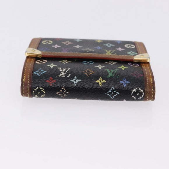 LOUIS VUITTON Multicolor Porte Monnaie Bier Cartes Crdit M92984 Auth 198561