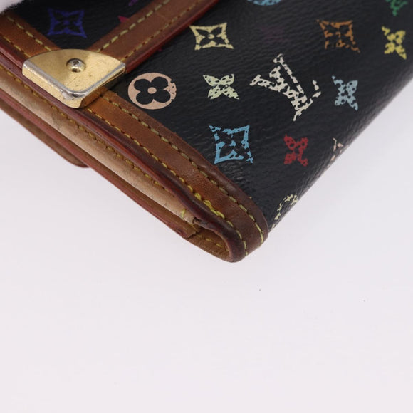 LOUIS VUITTON Multicolor Porte Monnaie Bier Cartes Crdit M92984 Auth 198561