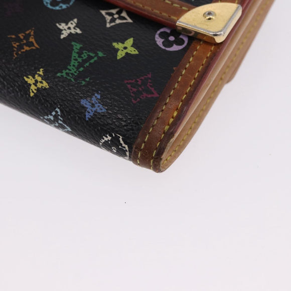 LOUIS VUITTON Multicolor Porte Monnaie Bier Cartes Crdit M92984 Auth 198561